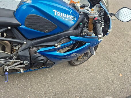 2008 Triumph Daytona 675, синий, 400000 рублей, вид 5