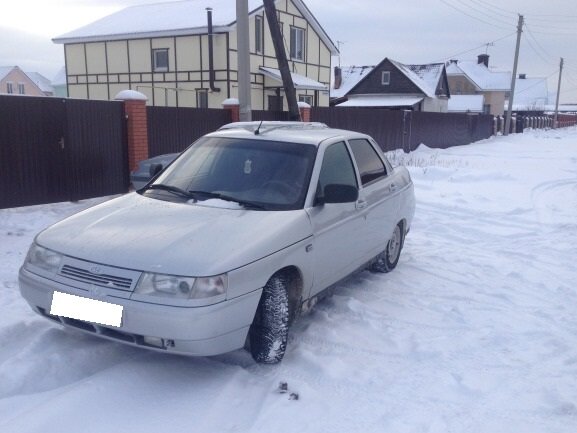 2012 Lada (ВАЗ) 2110, серебристый - вид 2