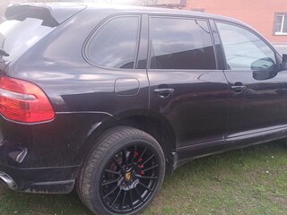 2008 Porsche Cayenne Turbo I Рестайлинг (957), чёрный, 1350000 рублей, вид 4