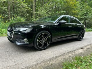 2019 Audi A6 40 TDI V (C8), чёрный, 3800000 рублей, вид 1