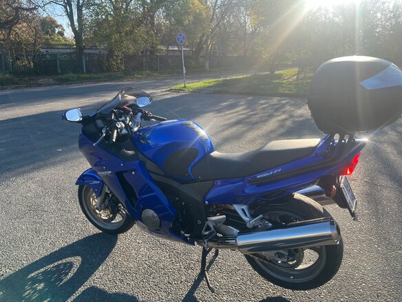 2005 Honda CBR 1100 XX, синий, 555000 рублей - вид 5