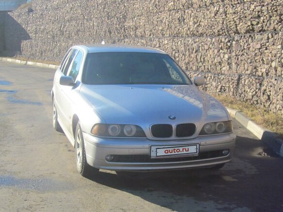 2003 BMW 5 серии 520i IV (E39) Рестайлинг, серебристый - вид 1