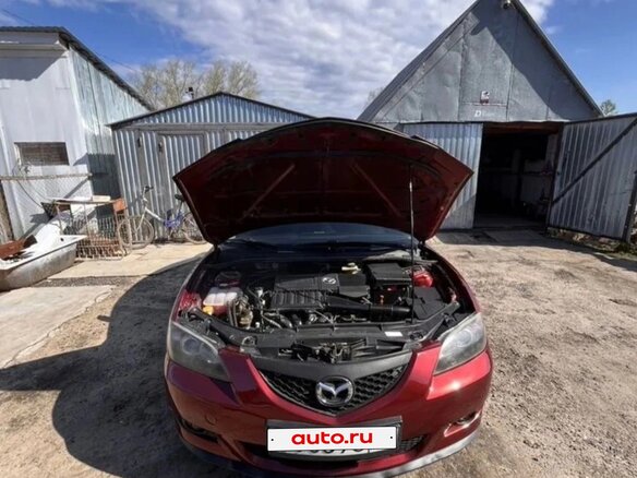 2008 Mazda 3 I (BK) Рестайлинг, красный, 650000 рублей - вид 9