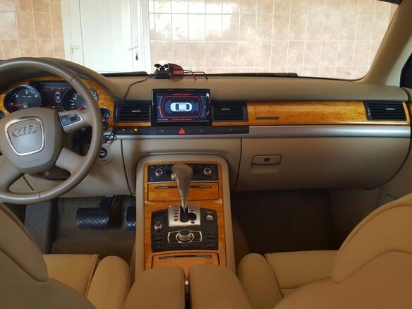 2008 Audi A8 II (D3) Рестайлинг 2, белый - вид 18