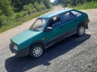 1999 Lada (ВАЗ) 2109, зелёный, 90000 рублей, вид 4