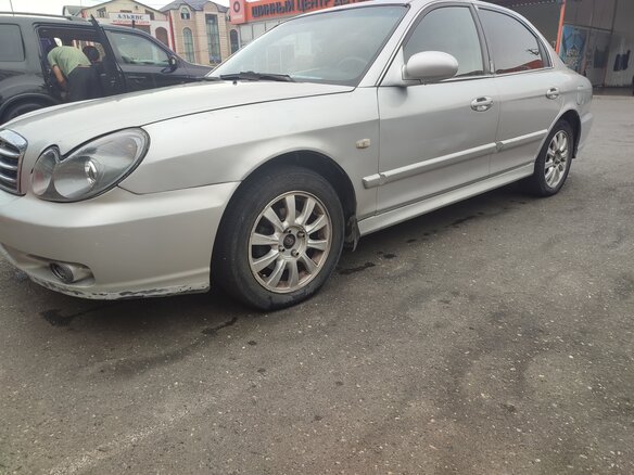 2007 Hyundai Sonata ТагАЗ IV (EF) Рестайлинг, серебристый - вид 6