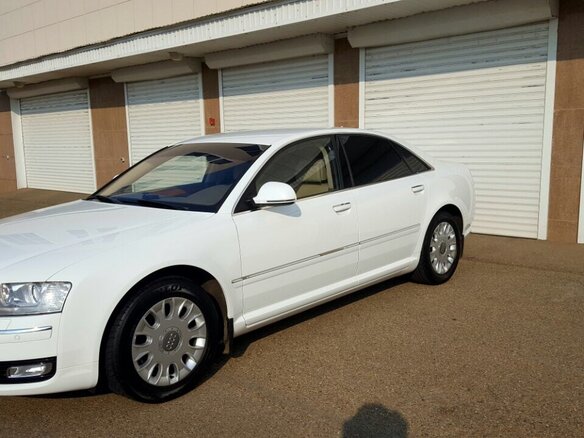2008 Audi A8 II (D3) Рестайлинг 2, белый - вид 14
