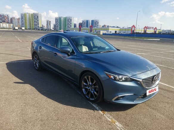 2017 Mazda 6 III (GJ) Рестайлинг, белый, 2080000 рублей - вид 6