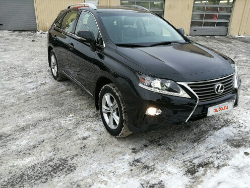 2012 Lexus RX 350 III Рестайлинг, чёрный - вид 1