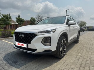 2018 Hyundai Santa Fe IV, белый, 3650000 рублей, вид 1