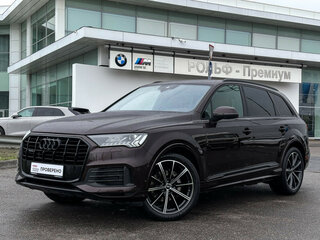 2021 Audi Q7 45 TDI II (4M) Рестайлинг, коричневый, 5159000 рублей, вид 1
