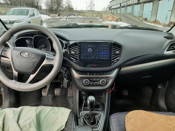2016 Lada (ВАЗ) Vesta I, серый, 750000 рублей - вид 4