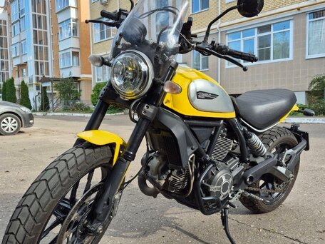 2016 Ducati Scrambler 800, жёлтый, 530000 рублей, вид 2