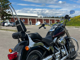 2007 Harley-Davidson Fat Boy, чёрный, 1100000 рублей, вид 4