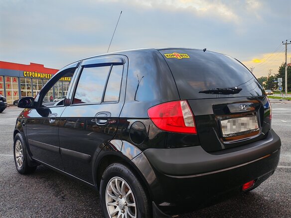 2008 Hyundai Getz I Рестайлинг, чёрный, 565000 рублей - вид 6
