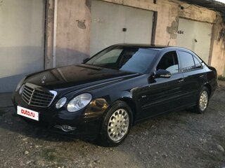 2008 Mercedes-Benz E-Класс 200 NGT III (W211, S211) Рестайлинг, чёрный, 1250000 рублей, вид 2