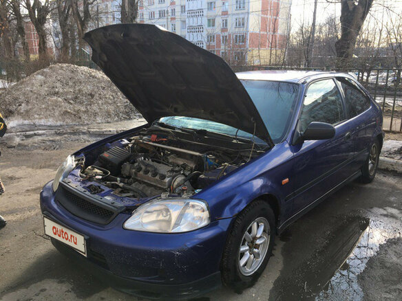 2000 Honda Civic VI Рестайлинг, синий - вид 8