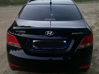 2015 Hyundai Solaris I Рестайлинг, чёрный, 1150000 рублей, вид 4
