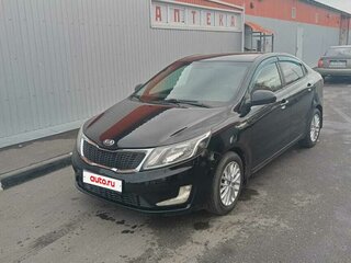 2014 Kia Rio 6-speed III, чёрный, 750000 рублей, вид 2