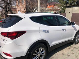 2017 Hyundai Santa Fe III Рестайлинг, белый, 2350000 рублей, вид 3