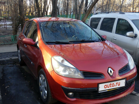 2007 Renault Clio III, красный - вид 2