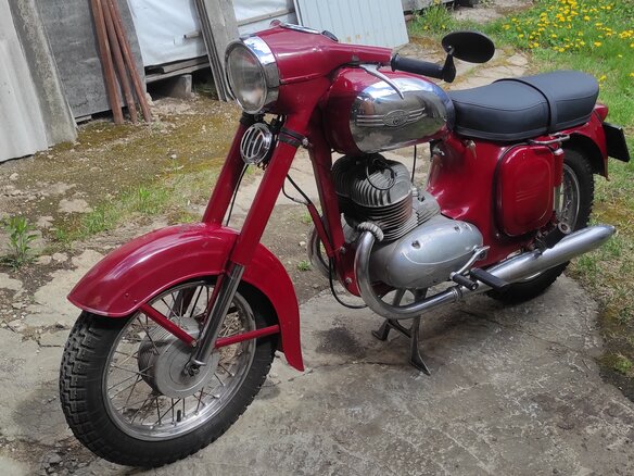 1970 Jawa 350/360, красный, 235000 рублей