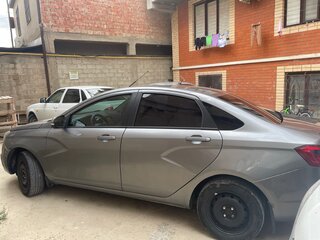 2018 Lada (ВАЗ) Vesta I, серебристый, 950000 рублей, вид 4