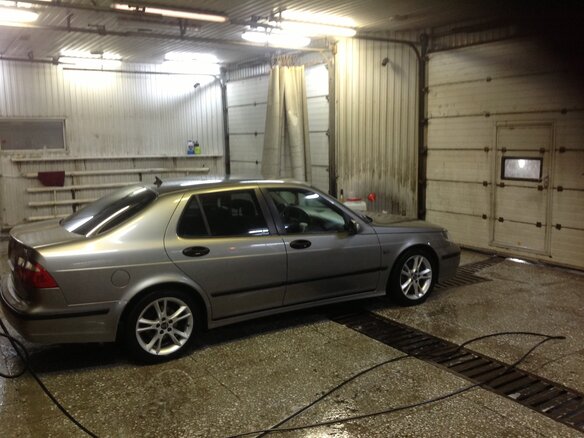 2004 Saab 9-5 I Рестайлинг, серый