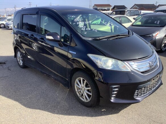 2012 Honda Freed I Рестайлинг, чёрный, 1180000 рублей - вид 1