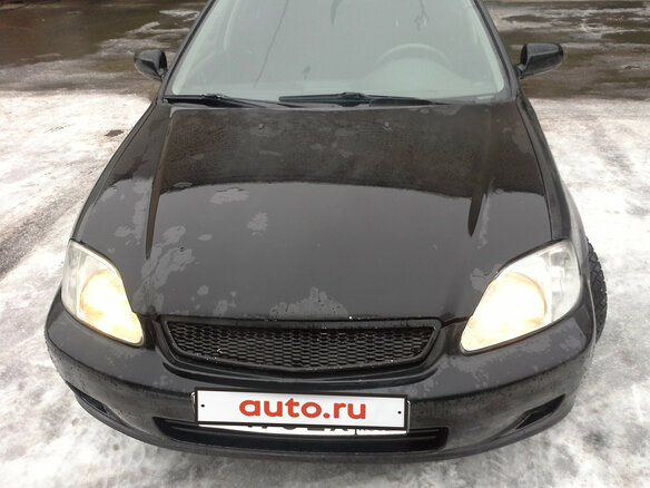 1998 Honda Civic VI, чёрный