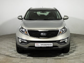 2014 Kia Sportage III Рестайлинг, серебристый, 1349585 рублей, вид 2