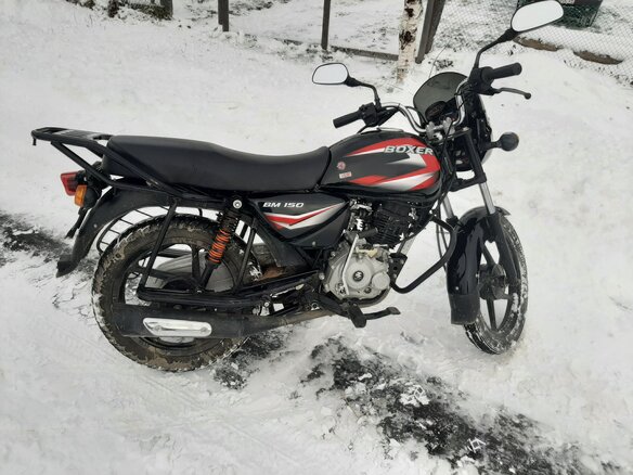 2021 Bajaj Boxer BM 150, чёрный, 110000 рублей - вид 11