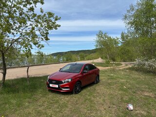 2020 Lada (ВАЗ) Vesta I, красный, 1150000 рублей, вид 5