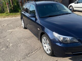 2008 BMW 5 серии 520d V (E60/E61) Рестайлинг, синий, 900000 рублей, вид 1
