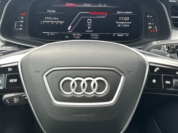 2019 Audi A6 45 TDI V (C8), серый, 4850000 рублей - вид 7
