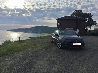 2012 Volkswagen Eos I Рестайлинг, чёрный, 1550000 рублей, вид 1