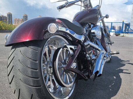2006 Big Dog Motorcycles Mastiff, пурпурный, 1650000 рублей, вид 5