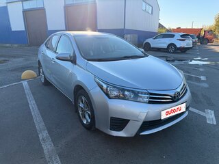 2013 Toyota Corolla XI (E160, E170, E180), серебристый, 1200000 рублей, вид 2