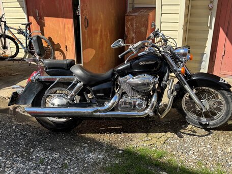 2004 Honda Shadow 750, чёрный, 460000 рублей, вид 2