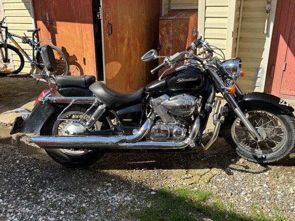 2004 Honda Shadow 750, чёрный, 460000 рублей - вид 1