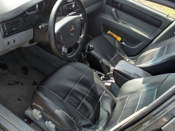2008 Chevrolet Lacetti I, чёрный, 400000 рублей - вид 8