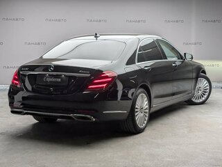 2018 Mercedes-Benz S-Класс 450 Long VI (W222, C217) Рестайлинг, чёрный, 5347000 рублей, вид 3