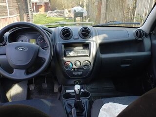 2012 Lada (ВАЗ) Granta I, чёрный, 380000 рублей, вид 5