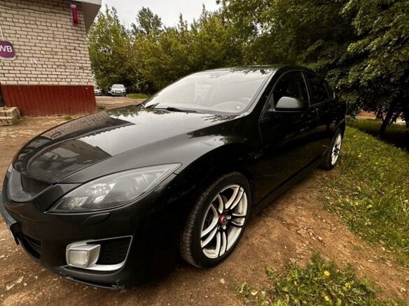 2007 Mazda 6 II (GH), чёрный, 650000 рублей - вид 2