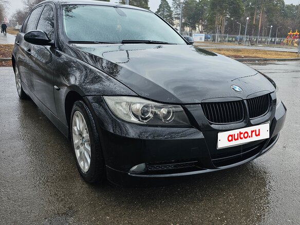 2007 BMW 3 серии 320i V (E90/E91/E92/E93), чёрный, 970000 рублей - вид 4