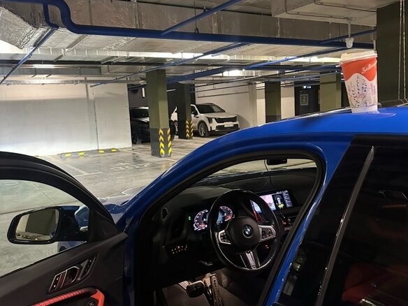 2021 BMW 1 серии 118d III (F40), синий, 3500000 рублей - вид 8