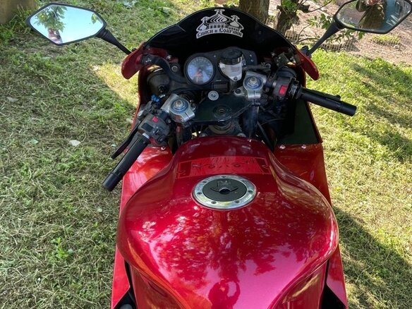 1998 Kawasaki ZX-9R Ninja, красный, 300000 рублей - вид 4