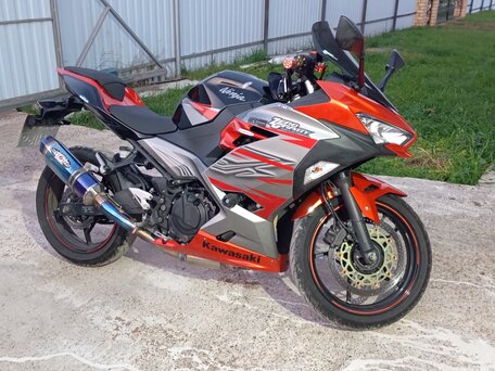 2018 Kawasaki Ninja 400, оранжевый, 499000 рублей, вид 2