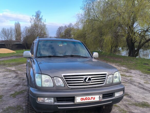 1999 Lexus LX 470 II, серый, 1300000 рублей - вид 2