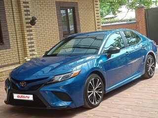 2019 Toyota Camry US Market VIII (XV70), синий, 2500000 рублей, вид 2